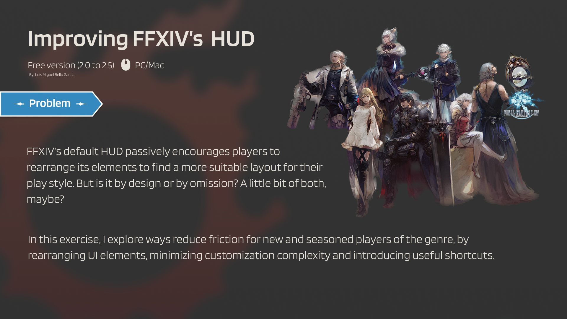 Improving FFXIV's HUD — original work